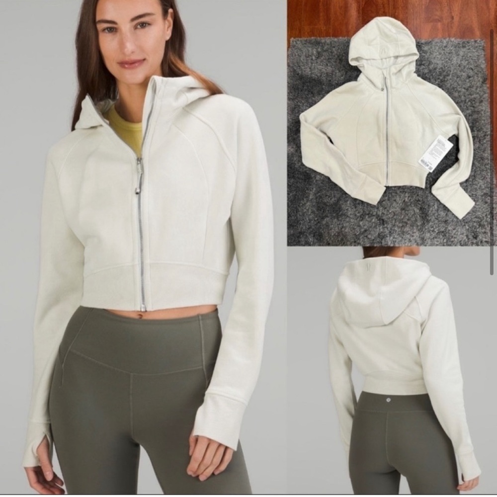 Lululemon Scuba Full Zip Cropped Hoodie